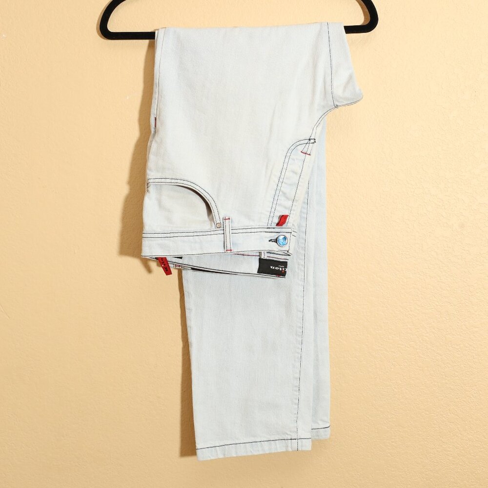 Kiton Mens 5 Pocket Slim Jeans (38)